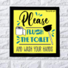 Please flush the toilet