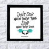 Don't stop