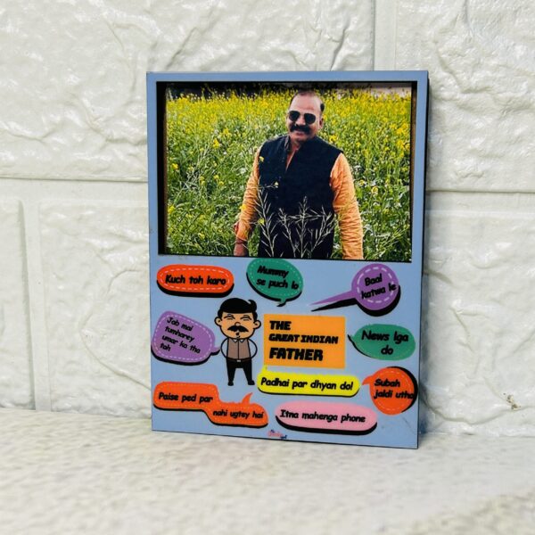 Papa dialogue fridge magnet