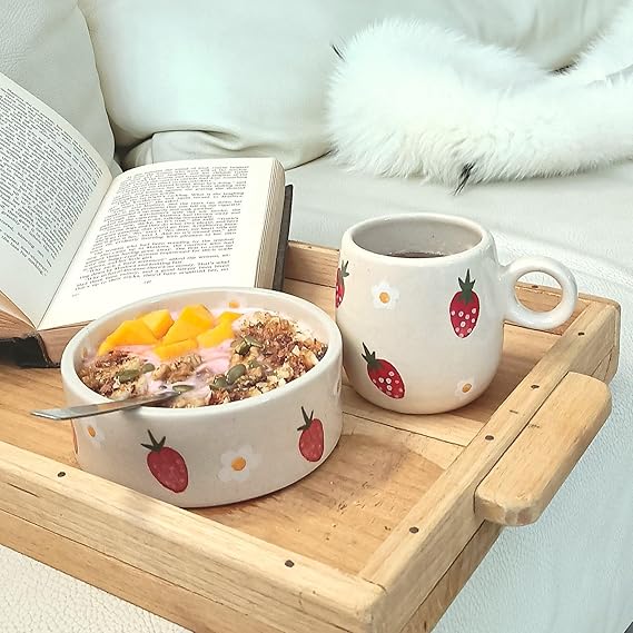 Strawberry Flat Bowl