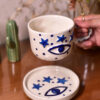 Dreamy Eye Cup with Saucer