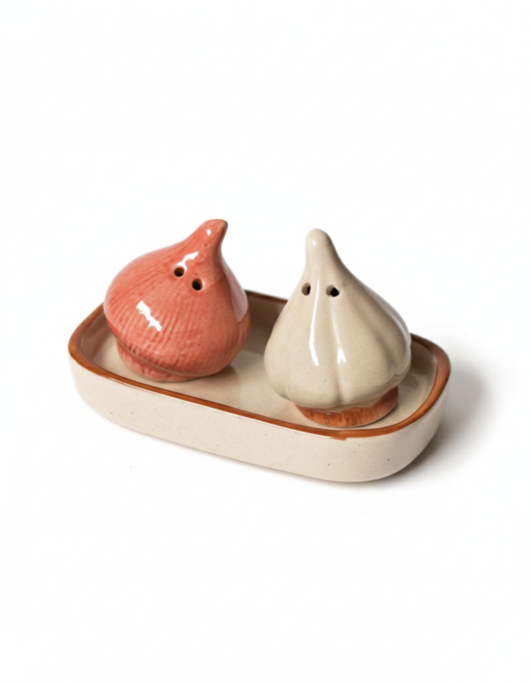 Onion and Garlic Salt and Pepper Tableware