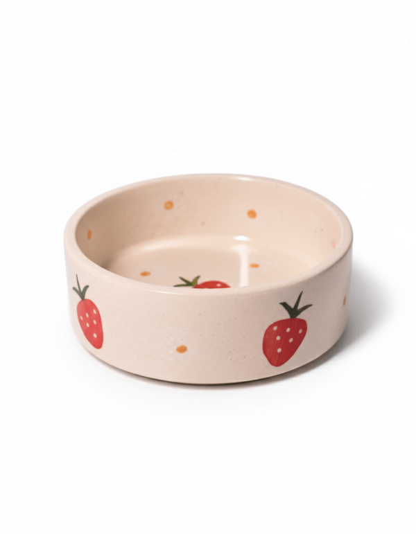 Strawberry Flat Bowl