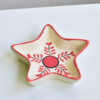 Star Red Snack Plate