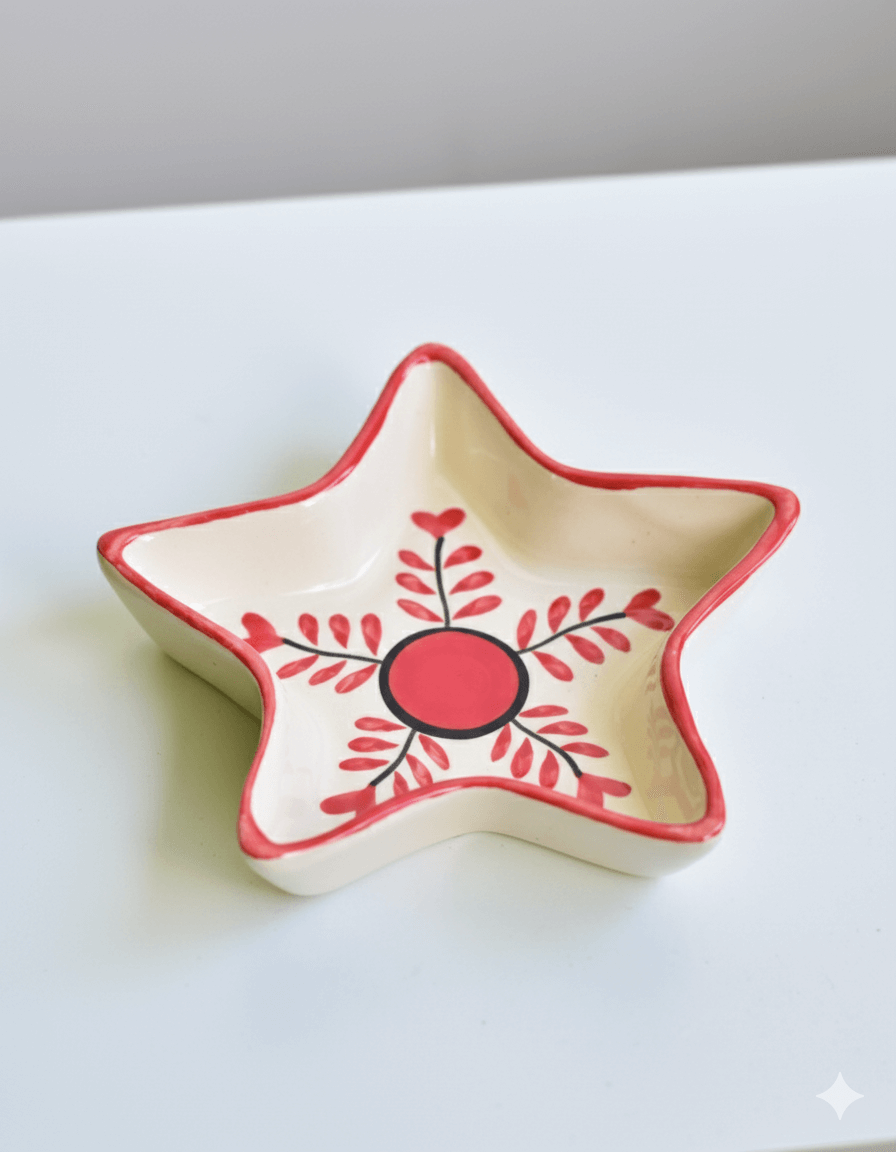 Star Red Snack Plate - Image 3