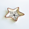 Star Black Snack Plate