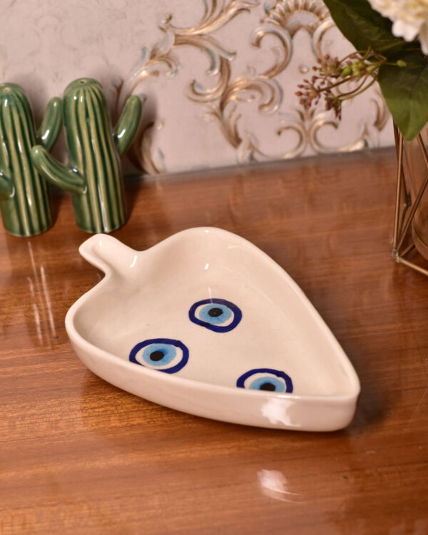 Evil Eye Leaf Platter