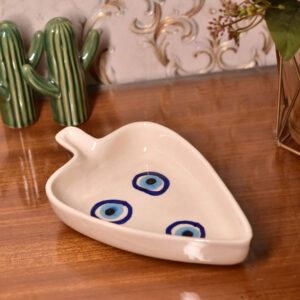 Evil Eye Leaf Platter