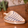 Cross line Leaft Platter