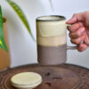 Grey Mug with Lid