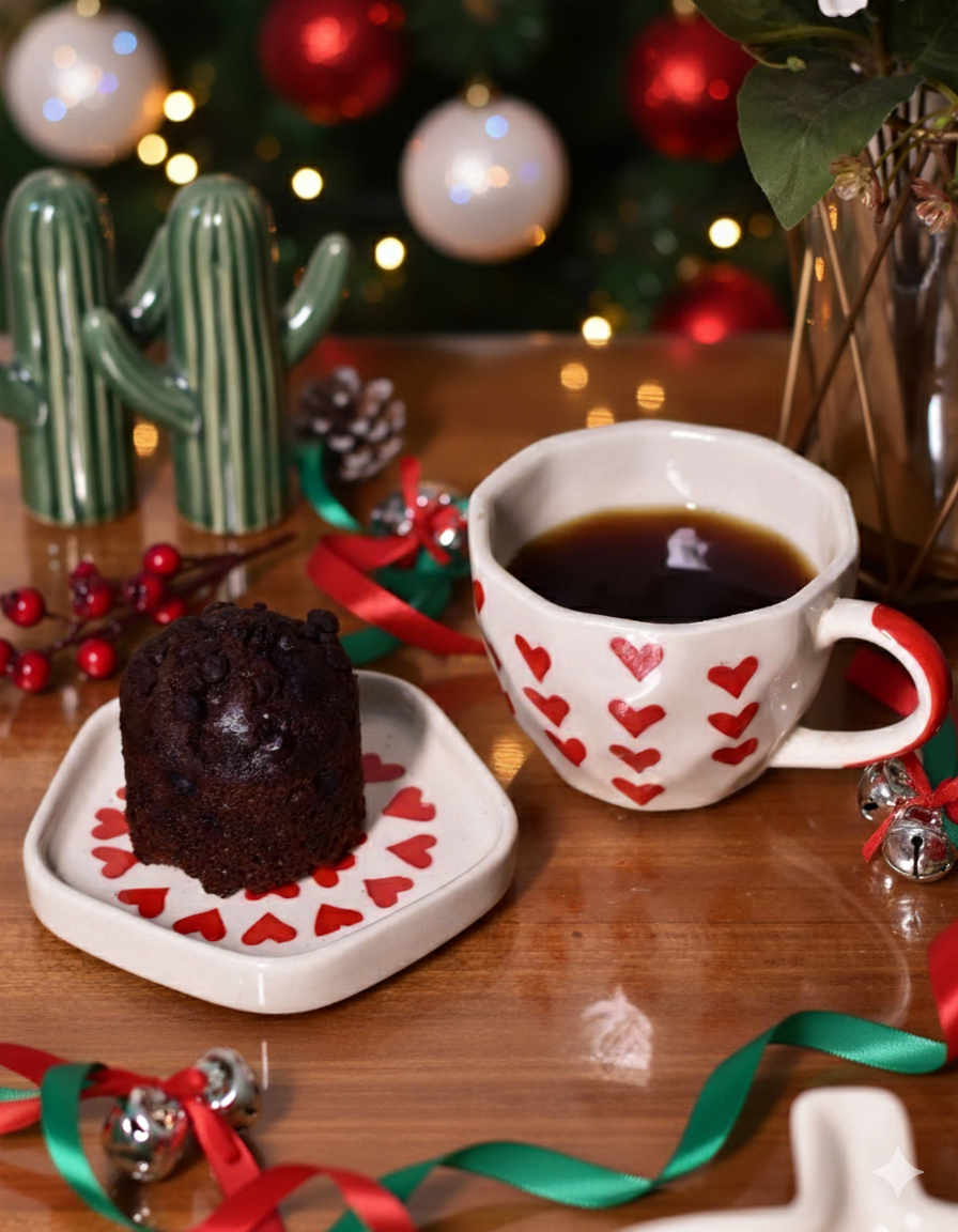 Heart Cup with Saucer - Image 2