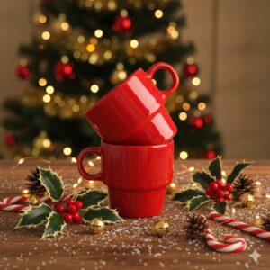 Red kulhad- Set of 2 cups