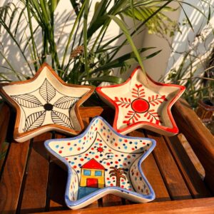 Set of 3 snack plate