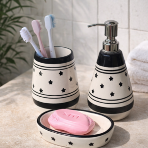 Black Star Bathroom Set