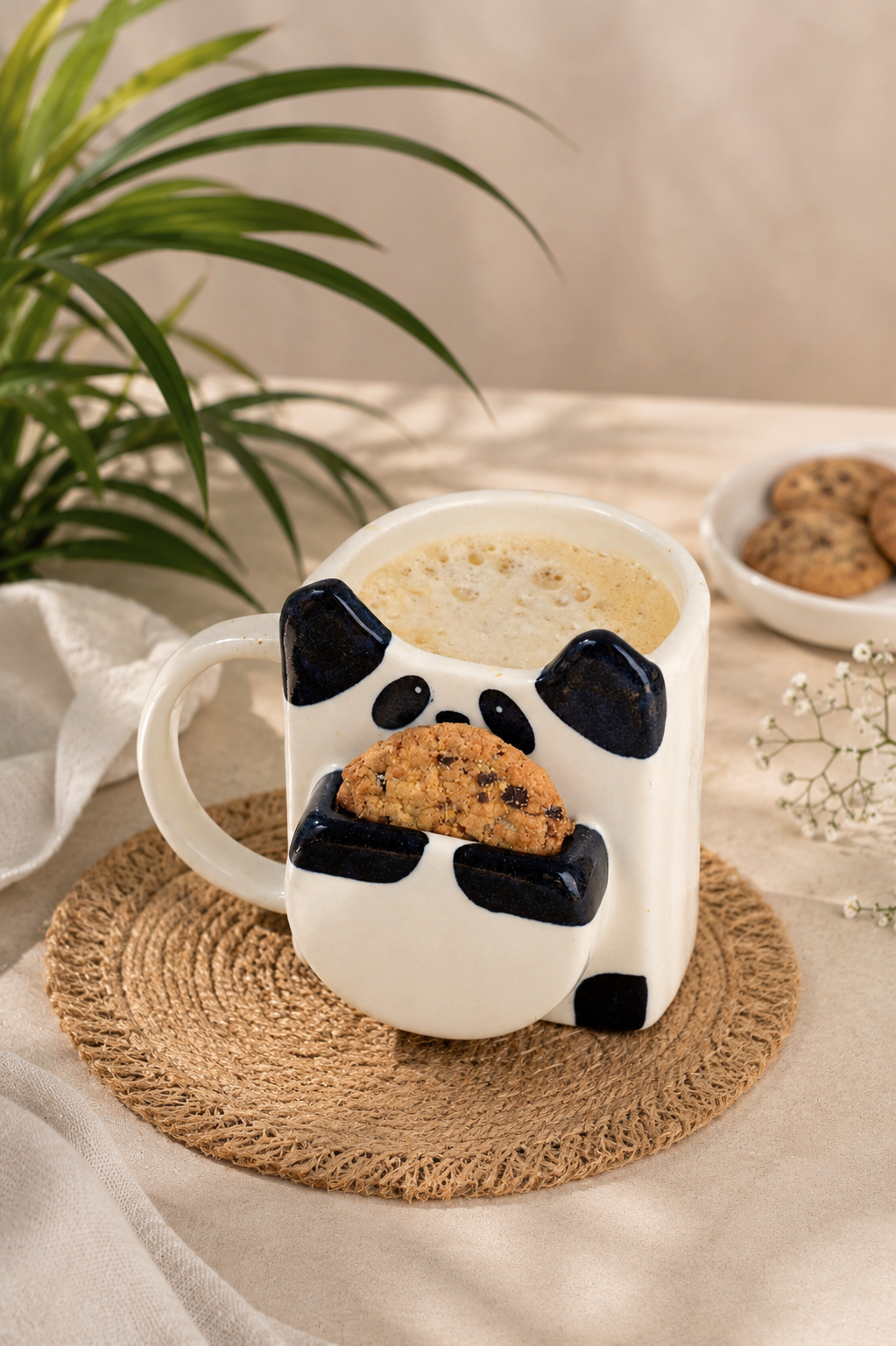 Panda Cookie Pocket Mug