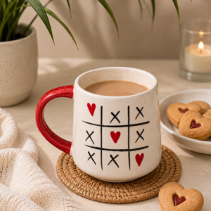Check heart mug Cross Heart Mug