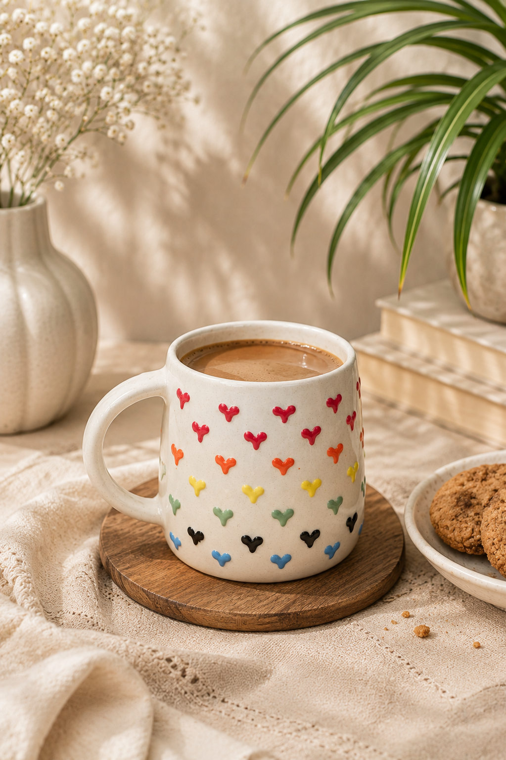 Rainbow Heart Mug
