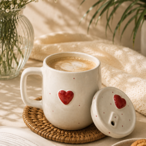Heart lid mug Heart Lid Mug