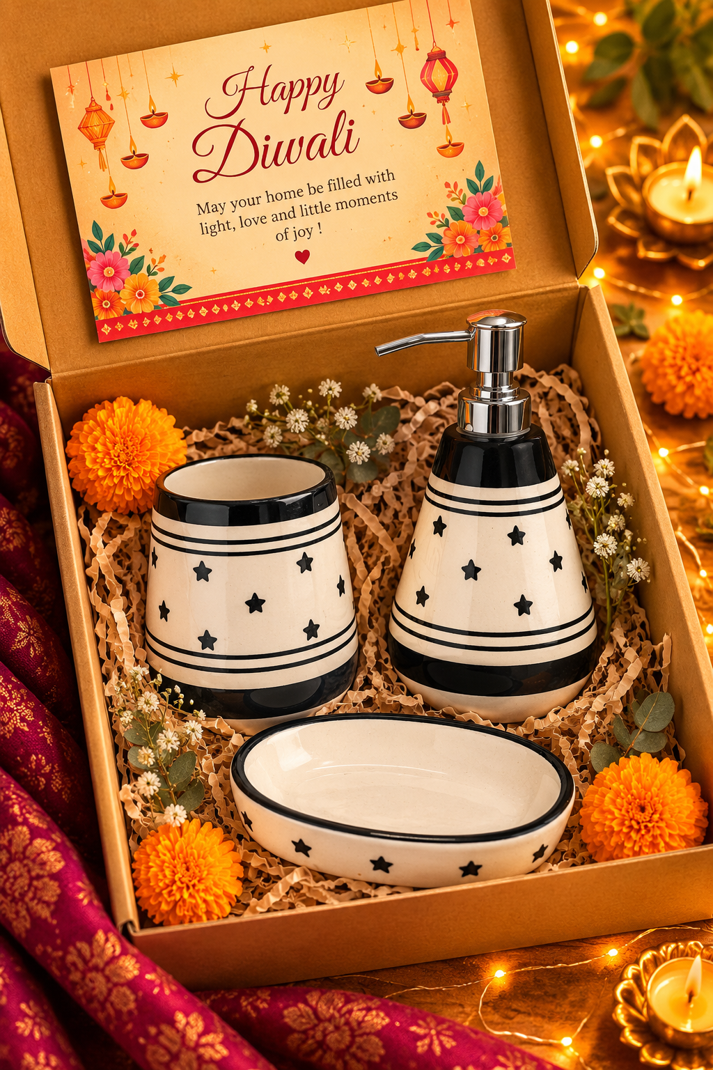 Black Star Bathroom Set