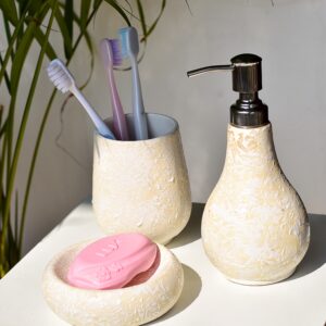 Ivory bathroom set