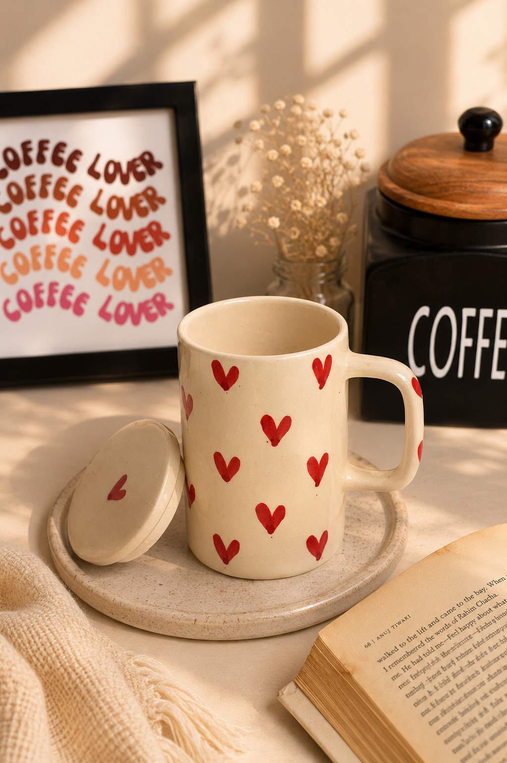 Little Heart Mug with Lid