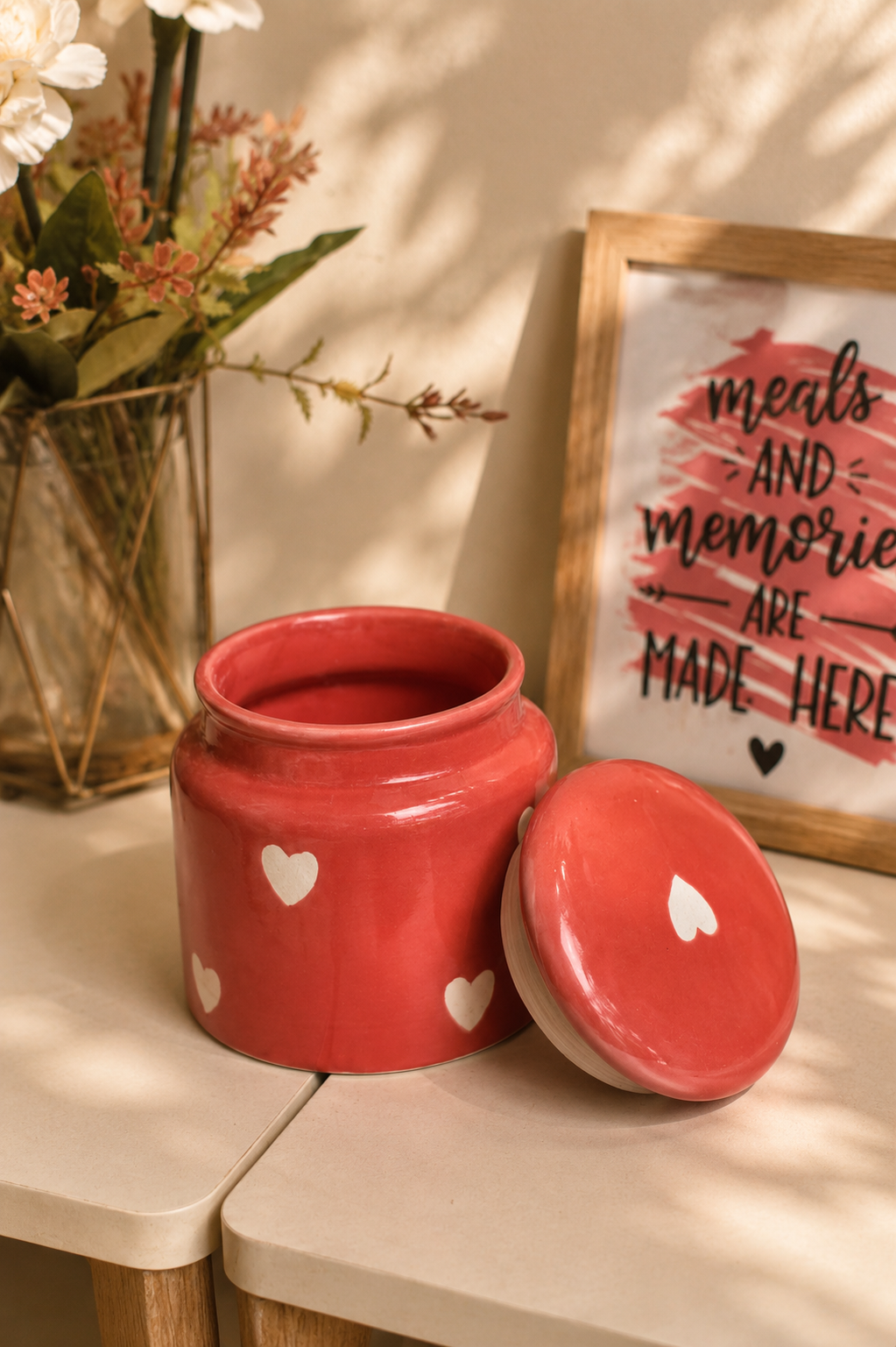 Heart Jar Ceramic Container - Image 2