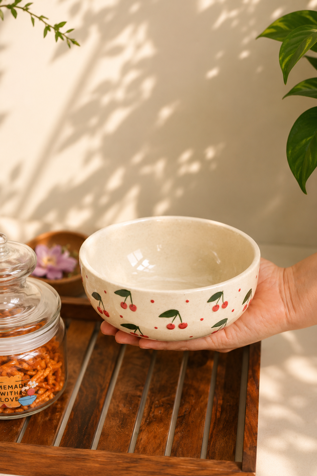 Cherry and Blush bloom bowl set - Image 3
