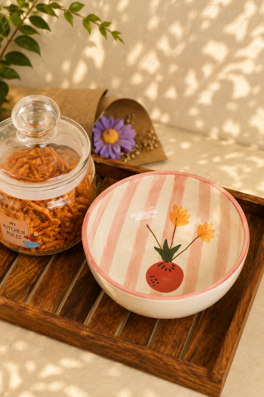 Cherry and Blush bloom bowl set - Image 2