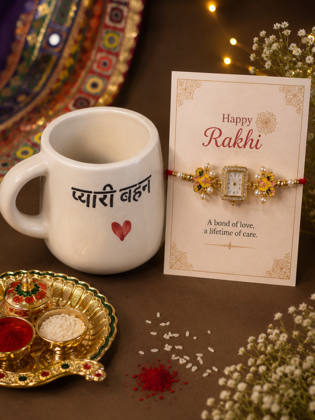 Pyari Behen Mug with Kashmiri Bracelet - Image 5