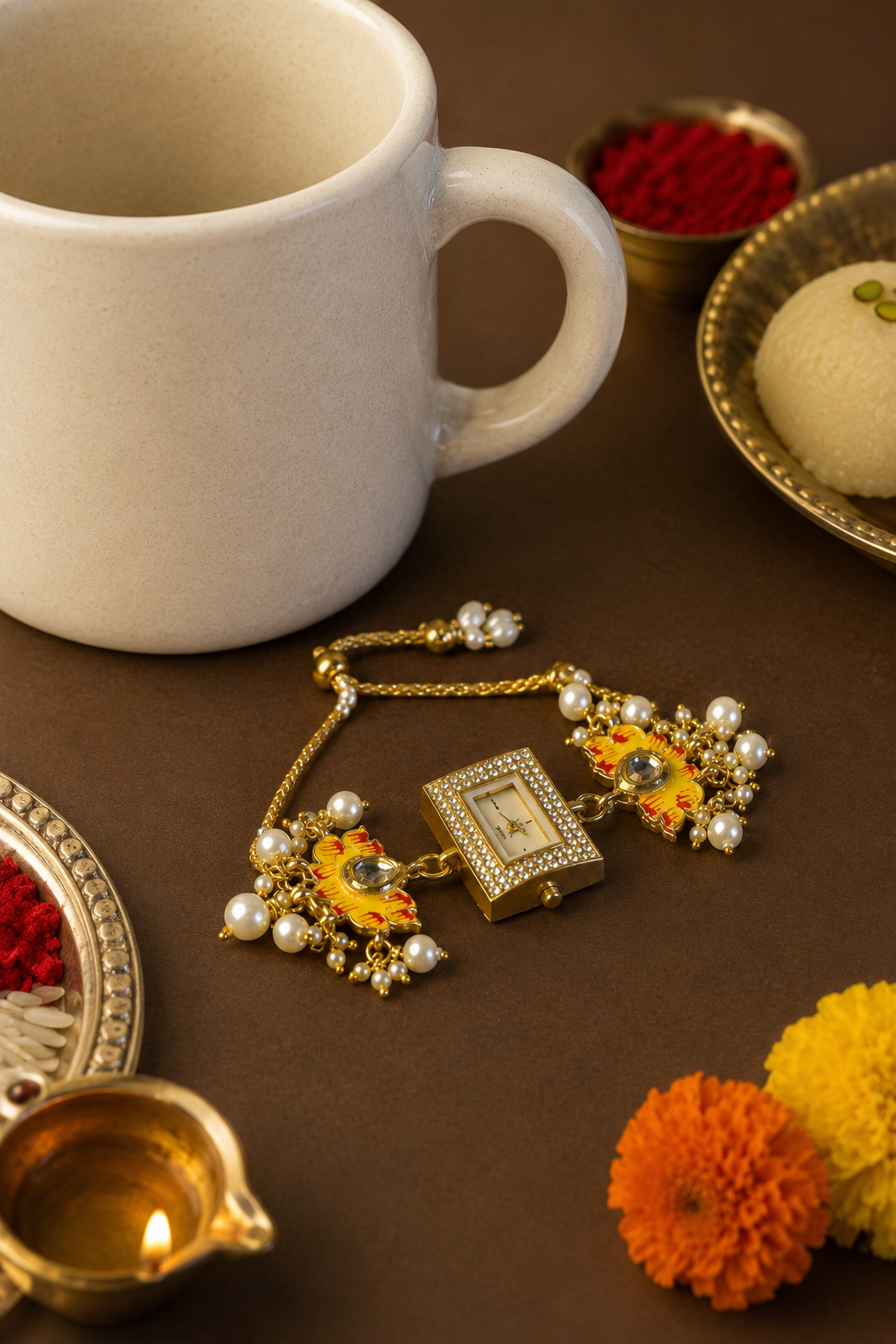 Pyari Behen Mug with Kashmiri Bracelet - Image 4