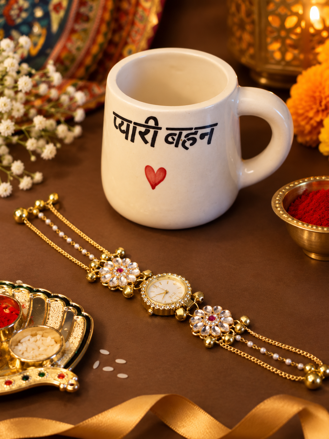 Pyari Behen Mug with Kashmiri Bracelet