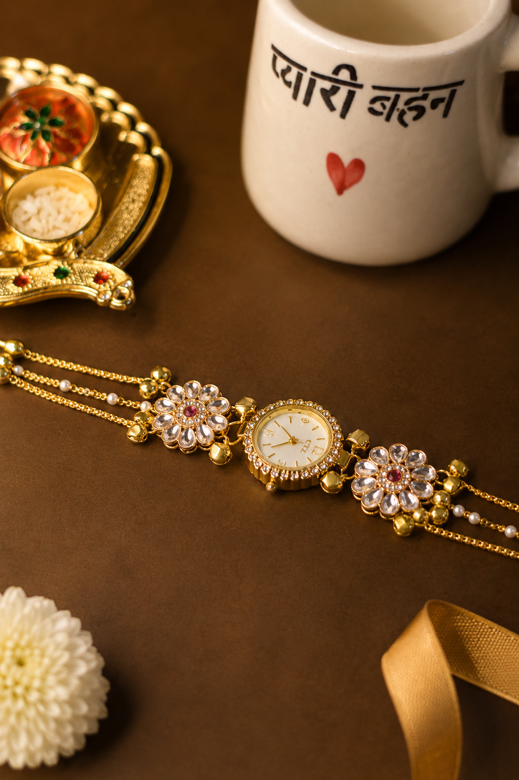 Pyari Behen Mug with Kashmiri Bracelet - Image 2