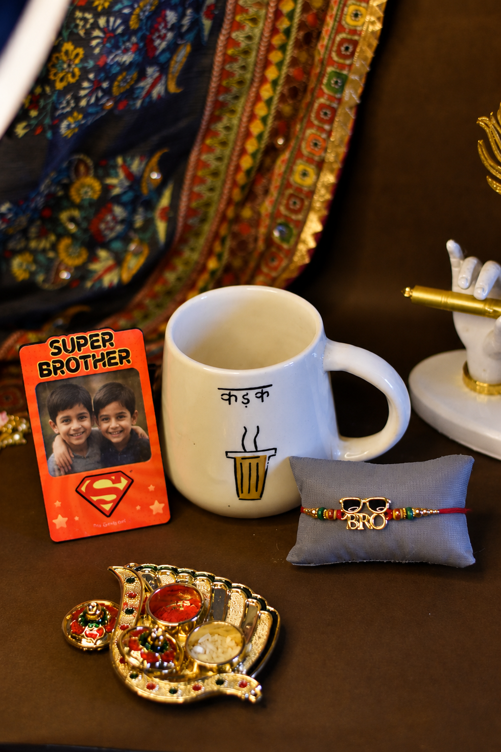 Kadak Chai Mug with Rakhi - Image 4