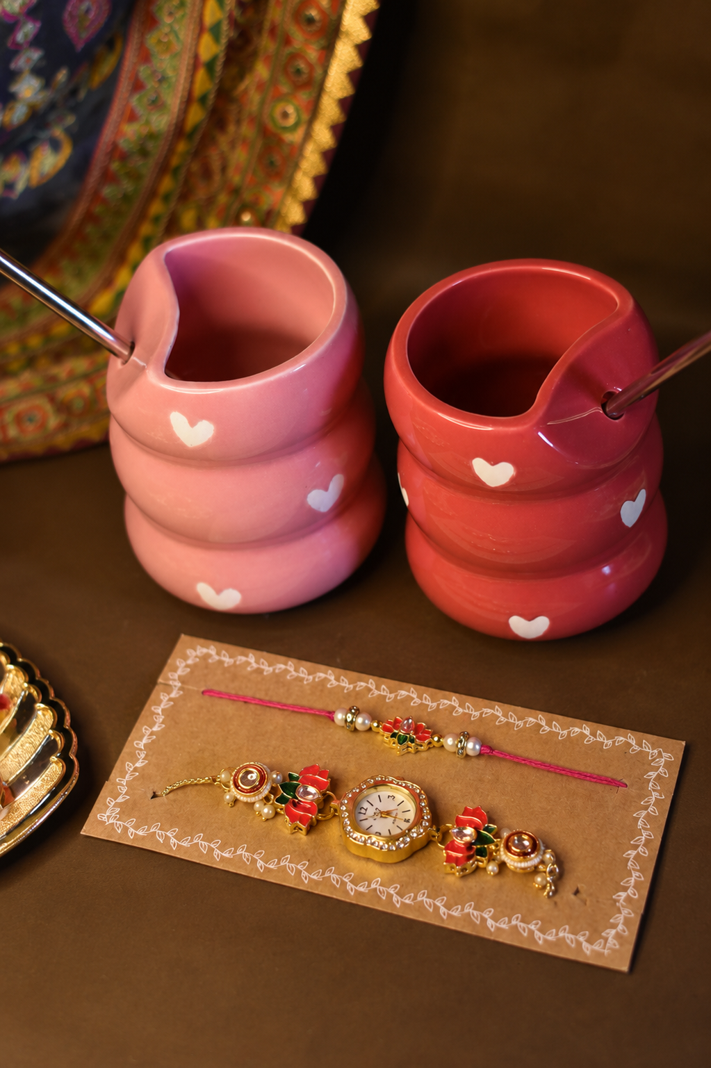 Bhai & Bhabhi Rakhi set with Sipper - Image 8