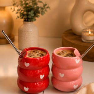 Heart Mate Tumbler with straw: Pack of 2